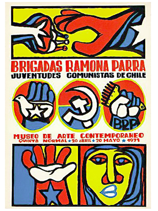 Afiches y murales, gráfica política de la Unidad Popular. Salvador Allende es elegido presidente de Chile 
