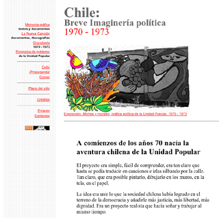 Chile: Breve Imaginería política - Salvador Allende. Unidad Popular