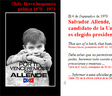 Salvador Allende Pr&eacute;sident du Chili - Archives - Imagerie politique