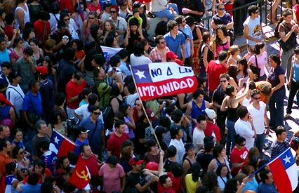 No a la Impunidad. Santiago, Chile. 10/12/2006